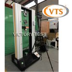 mesin pengujian universal dengan kamera video-vts